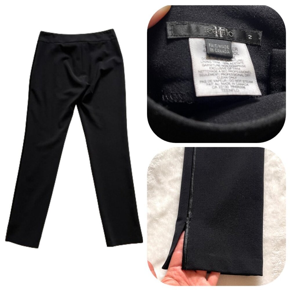 Teenflo Tuxedo Style black pants 2